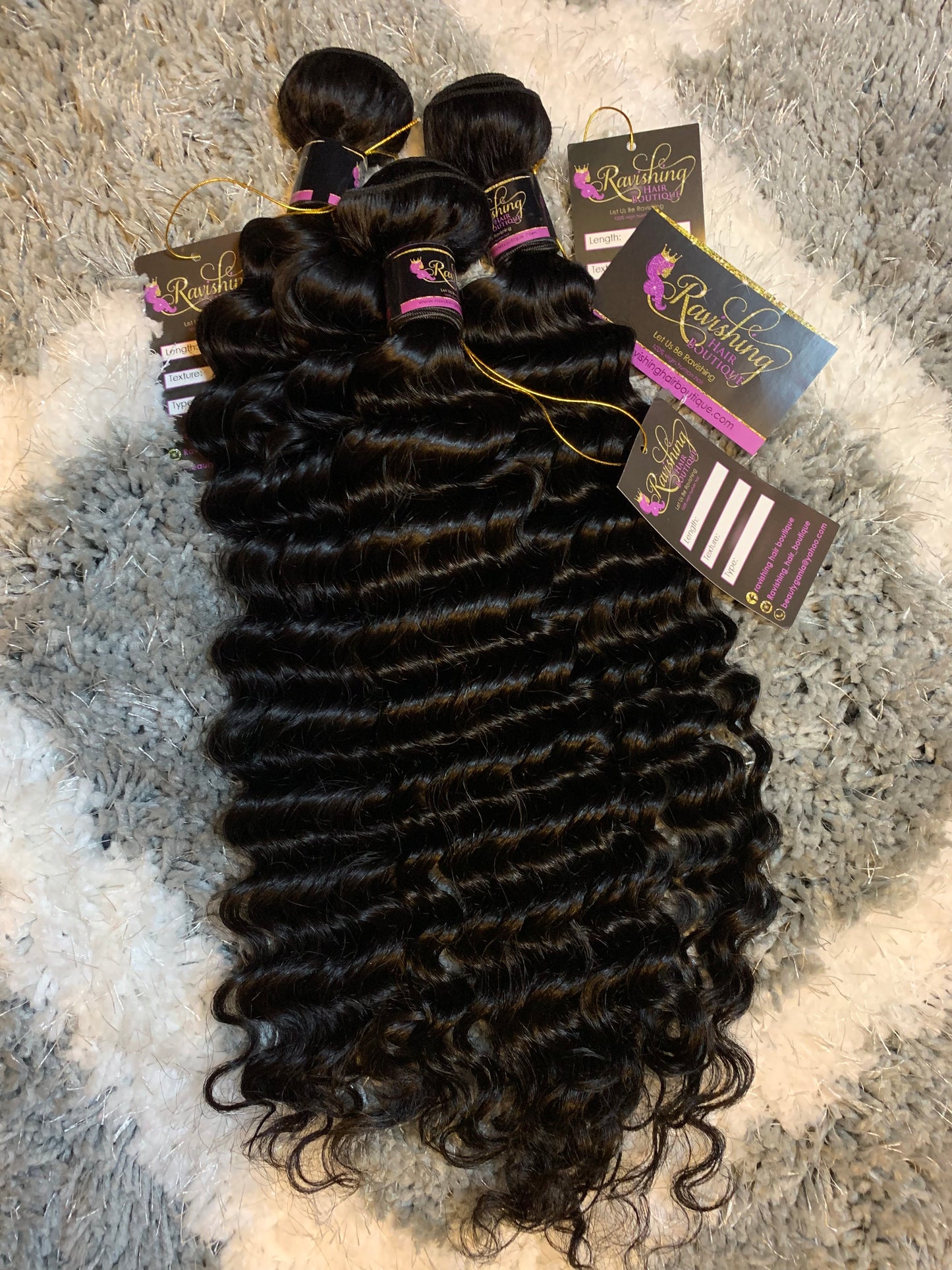 3 bundles pineapple wave