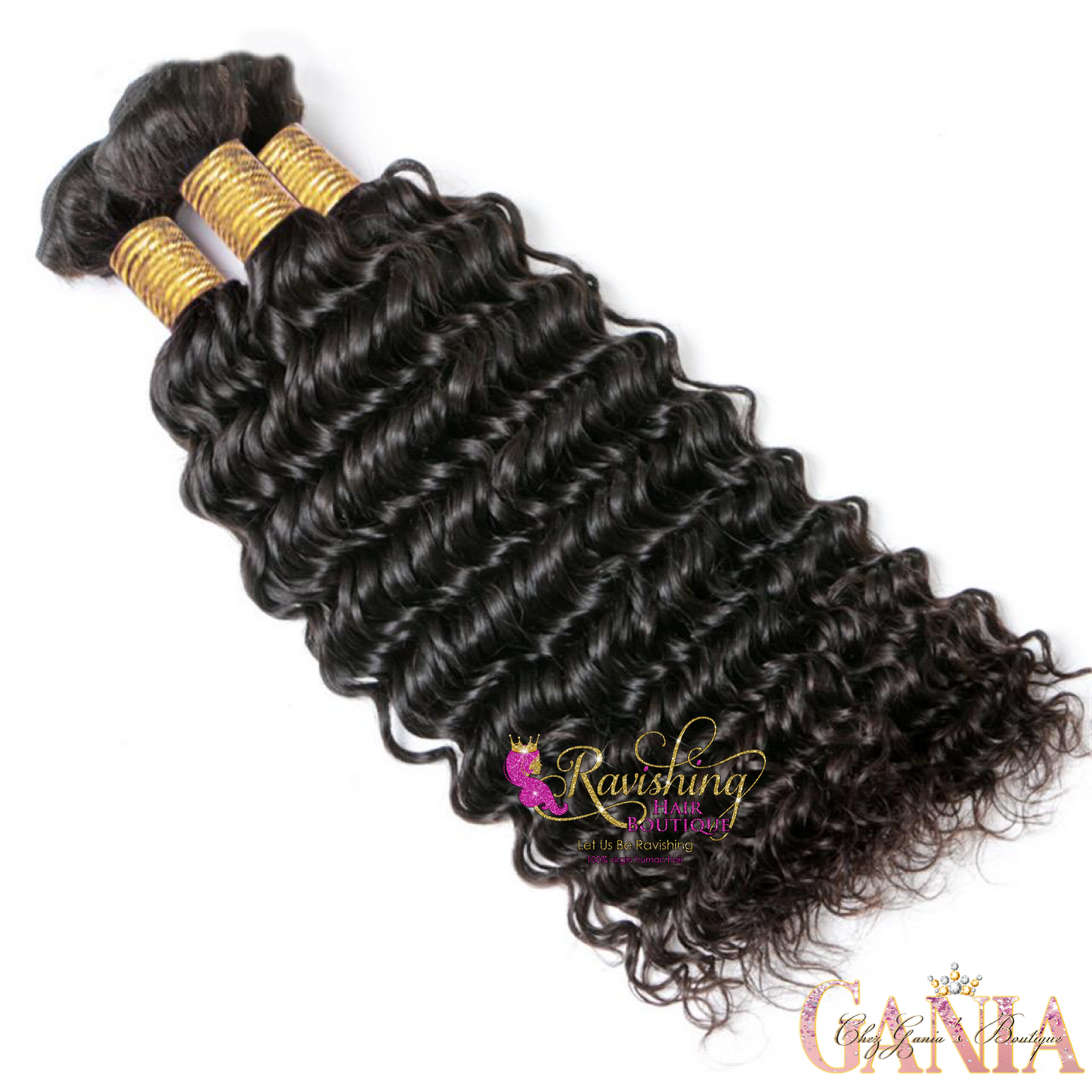 3 bundles pineapple wave