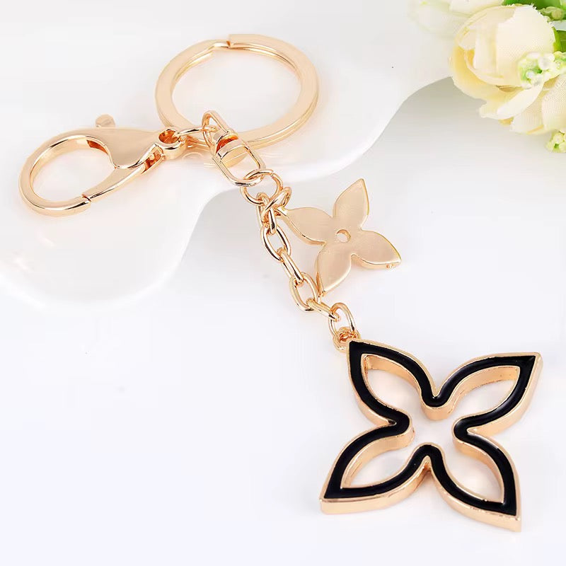 Lucky Four-Leaf Clover Keychain