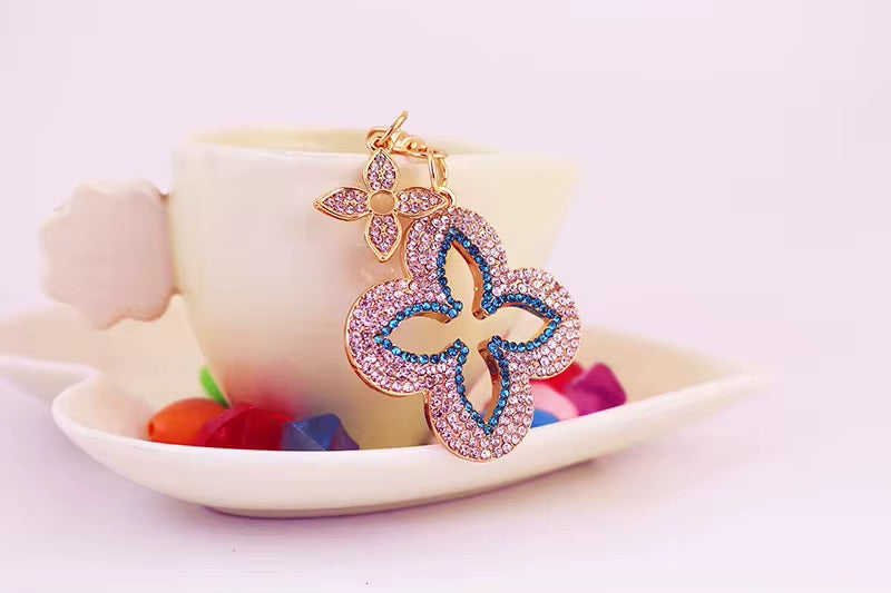 Luxury Designer Keychain – Elegant Bag Charm & Key Fob Accessory