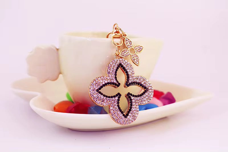 Luxury Designer Keychain – Elegant Bag Charm & Key Fob Accessory