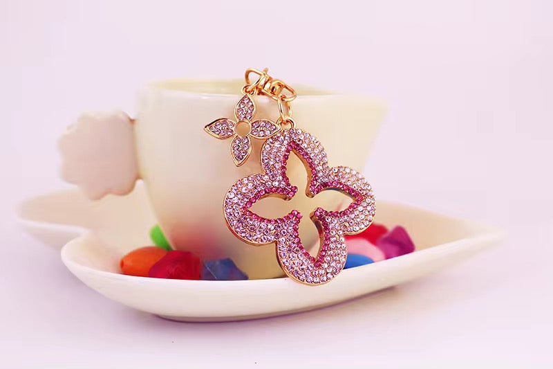 Luxury Designer Keychain – Elegant Bag Charm & Key Fob Accessory