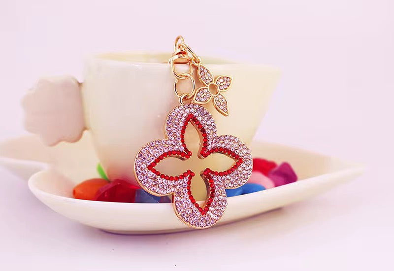 Luxury Designer Keychain – Elegant Bag Charm & Key Fob Accessory