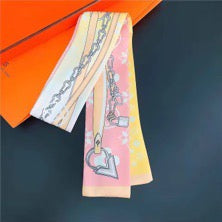 Ladies Multi-Way Fashion Scarf for Hair, Neck & Handbags